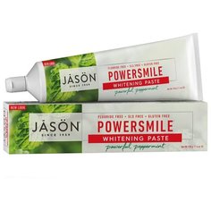 Зубная паста JASON Powersmile без фтора Сила перечной мяты, 170 г