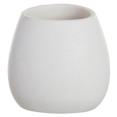 Стакан для зубных щеток Dcasa Arena Stone 268437 белый