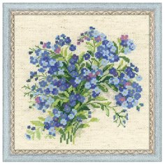 Риолис Набор для вышивания крестом Летние незабудки 20 x 20 (1496)