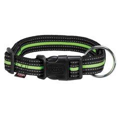 Ошейник TRIXIE Fusion M-L 20601-20971 35-55 см черный / зеленый