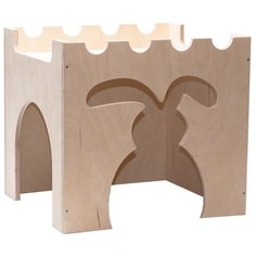 Домик для грызунов, кроликов DoradoWooD Кроляш 40х37х32 см бежевый
