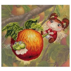М.П.Студия Набор для вышивания Яблочная феечка 32 х 25 см (РК-482)