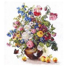 Алиса Набор для вышивания Поэзия цветов: Благоухание лета 32 х 27 см (2-23)