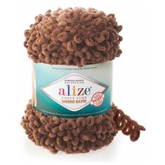 Пряжа Alize Puffy Fine Ombre Batik, 100 % полиэстер, 500 г, 73 м, 7262 бежевый