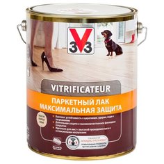 Лак V33 Паркетный Максимальная защита матовый алкидно-уретановый бесцветный 5 л