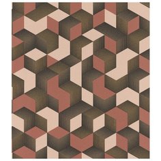 Обои винил на флизелиновой основе Rasch Denzo 0.53х10.5м коричневый/розовый