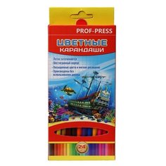 Prof-Press Набор цветных карандашей Подводный мир (КЦ-3850) Проф Пресс