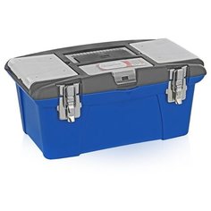 Ящик с органайзером JetTools JT1602313 40x25x18 см 16 синий/серый