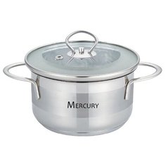 Кастрюля Mercury MC-6051 0,7 л, серебристый