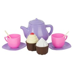 Набор продуктов с посудой СТРОМ Лакомка У960 фиолетовый/розовый