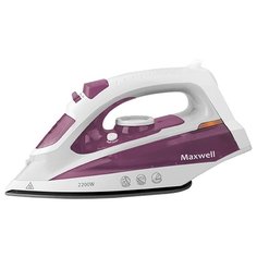 Утюг Maxwell MW-3058 белый/фиолетовый