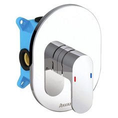 Смеситель для душа RAVAK CR 066.00, хром однорычажный встраиваемый