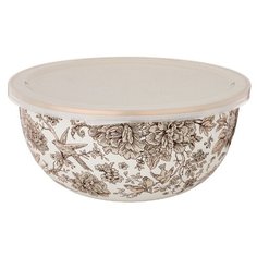 Миска Agness Royal garden (950-091) бежевый/белый