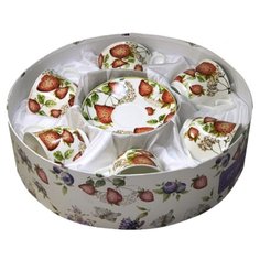 Чайный сервиз МФК Клубника, 6 персон