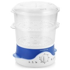 Пароварка Polaris PFS 0213 белый/синий