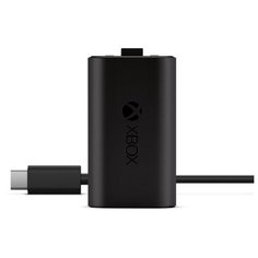 Microsoft Аккумулятор с кабелем зарядки USB Type-C для геймпада Xbox Series S/Series X/One черный