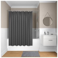 Штора для ванной IDDIS B35P218I11 180х200 серый