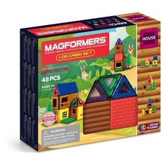 Магнитный конструктор Magformers House 705006 Домик из бревен