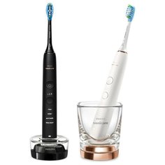 Звуковая зубная щетка Philips Sonicare DiamondClean 9000 HX9914/57, черный/белый