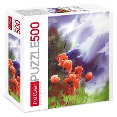 Пазл Hatber Маковое поле (500ПЗ2_23921), 500 дет.