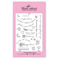 Miami tattoos Переводные тату ViVo by Masha Vivo черный