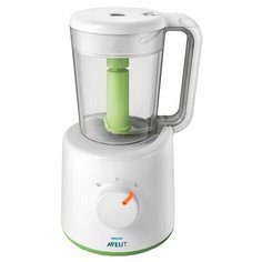 Блендер-пароварка Philips AVENT SCF870 белый/зеленый