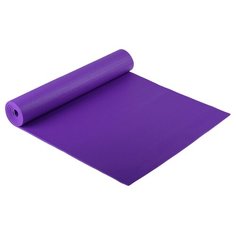 Коврик (ДхШхТ) 173х61х0.6 см Sangh Yoga mat фиолетовый однотонный