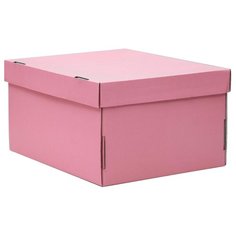 Коробка подарочная УпакПро складная 31.2 х 16.1 х 25.6 см розовый