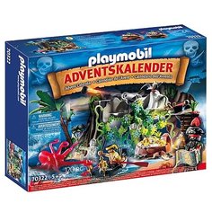 Набор с элементами конструктора Playmobil Pirates 70322 Календарь: Охота за сокровищами в пиратской бухте