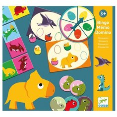 Набор настольных игр DJECO Динозавры (08132)