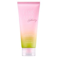 Missha пенка для умывания с розовым алоэ Pink Aloe pH Balancing Foaming Cleanser, 140 мл