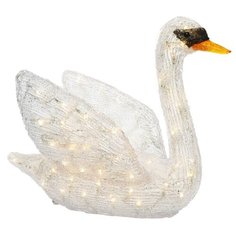 Фигурка Kaemingk Лебедь светодиодный 67 см (490859) белый