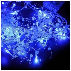 Гирлянда Sh Lights PRLD030-B-BO, 30 ламп, синий/бесцветный провод