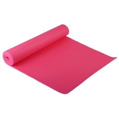 Коврик (ДхШхТ) 173х61х0.6 см Sangh Yoga mat розовый однотонный