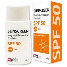 TETe Cosmeceutical эмульсия Sunscreen, SPF 50, 50 мл