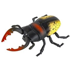Робот 1 TOY Робо-жук-олень черный/желтый