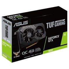Видеокарта ASUS TUF Gaming GeForce GTX 1650 OC 4 GB (TUF-GTX1650-O4GD6-P-GAMING) Retail