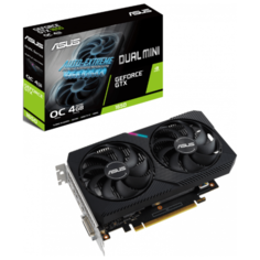 Видеокарта ASUS DUAL GeForce GTX 1650 MINI OC 4GB (DUAL-GTX1650-O4GD6-MINI) Retail