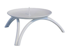 Подсвечник Олимп Омский свечной 13x6cm White 890520