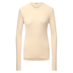 Пуловер из шерсти и вискозы Jil Sander
