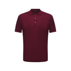 Поло из шелка и хлопка Ermenegildo Zegna