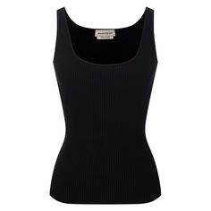 Топ из вискозы Alexander McQueen