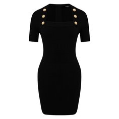 Платье из вискозы Balmain