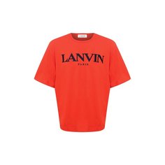 Хлопковая футболка Lanvin