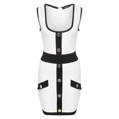Платье из вискозы Balmain