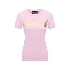 Хлопковая футболка Versace Jeans Couture