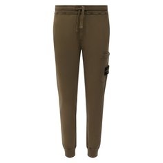 Хлопковые джоггеры Stone Island