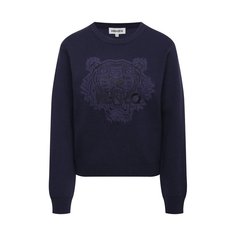 Пуловер из хлопка и шерсти Kenzo