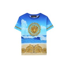 Хлопковая футболка Versace