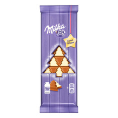 Шоколад Milka "Елка" молочный с белым шоколадом, 100 г